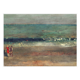 Plakat Winslow Homer Plaża, późne popołudnie Reprodukcja