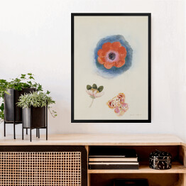 Obraz w ramie Odilon Redon Studium kwiatów. Reprodukcja