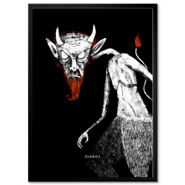 Plakat w ramie Demony - Diaboł