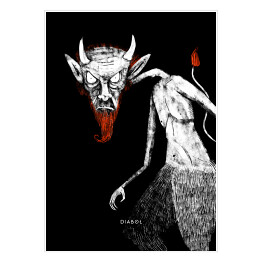 Plakat samoprzylepny Demony - Diaboł
