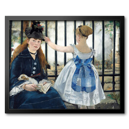 Obraz w ramie Edouard Manet "Kolej" - reprodukcja