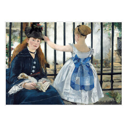 Plakat Edouard Manet "Kolej" - reprodukcja