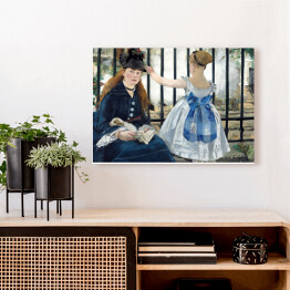 Obraz na płótnie Edouard Manet "Kolej" - reprodukcja