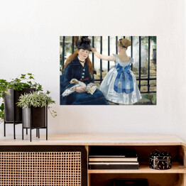 Plakat Edouard Manet "Kolej" - reprodukcja