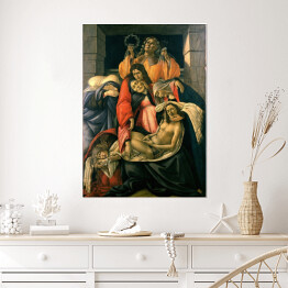 Plakat Sandro Botticelli "Lament nad zmarłym Chrystusem" - reprodukcja