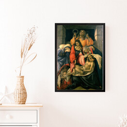 Obraz w ramie Sandro Botticelli "Lament nad zmarłym Chrystusem" - reprodukcja