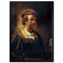 Plakat w ramie Rembrandt "Autoportret" - reprodukcja