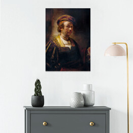 Plakat Rembrandt "Autoportret" - reprodukcja