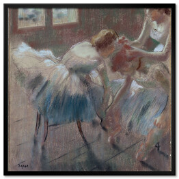 Plakat w ramie Edgar Degas "Tancerze" - reprodukcja