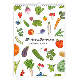 Kalendarz z sezonowym warzywami