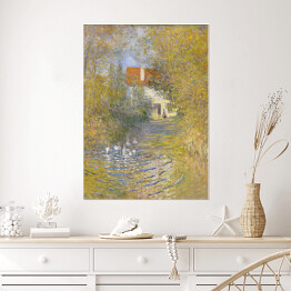 Plakat samoprzylepny Claude Monet The Geese. Reprodukcja