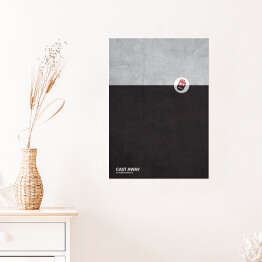 Plakat "Cast Away" - minimalistyczna kolekcja filmowa