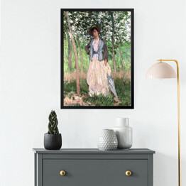 Obraz w ramie Claude Monet Spacerowicz Reprodukcja obrazu