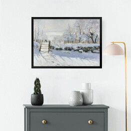 Obraz w ramie Claude Monet "Sroka" - reprodukcja