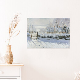 Plakat Claude Monet "Sroka" - reprodukcja