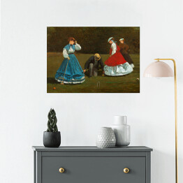 Plakat Winslow Homer. Croquet Scene. Reprodukcja