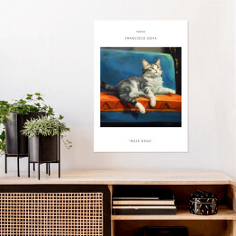 Plakat Kot portret inspirowany sztuką - Francisco Goya