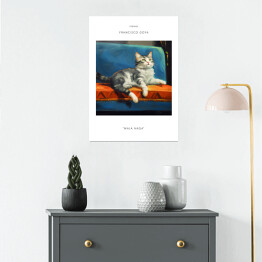 Plakat Kot portret inspirowany sztuką - Francisco Goya