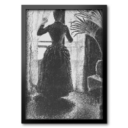 Obraz w ramie Paul Signac Kobieta przy oknie. Reprodukcja