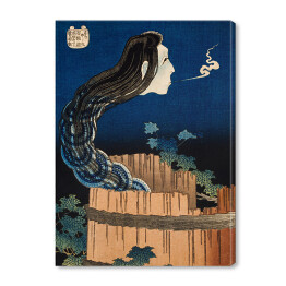 Obraz na płótnie Sarayashiki z serii Sto opowieści o duchach. Hokusai Katsushika. Reprodukcja