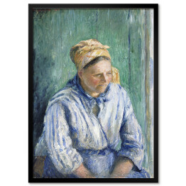 Plakat w ramie Camille Pissarro Praczka. Reprodukcja obrazu