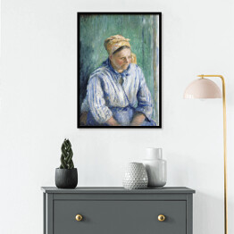 Plakat w ramie Camille Pissarro Praczka. Reprodukcja obrazu