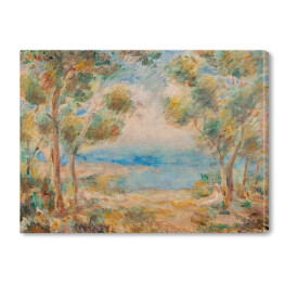 Obraz na płótnie Auguste Renoir "Krajobraz nad morzem" - reprodukcja