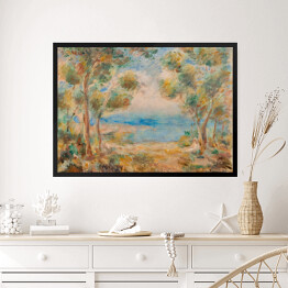 Obraz w ramie Auguste Renoir "Krajobraz nad morzem" - reprodukcja