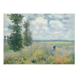Plakat samoprzylepny Claude Monet Pole maków Argenteuil. Reprodukcja