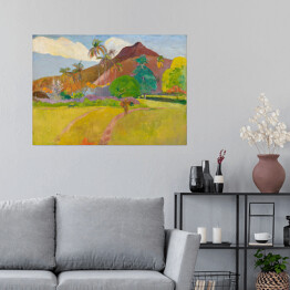 Plakat samoprzylepny Paul Gauguin "Tajlandzki krajobraz" - reprodukcja