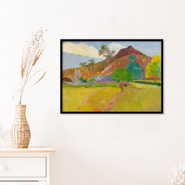 Plakat w ramie Paul Gauguin "Tajlandzki krajobraz" - reprodukcja