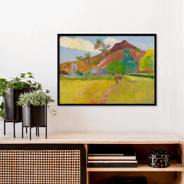 Plakat w ramie Paul Gauguin "Tajlandzki krajobraz" - reprodukcja