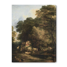 Obraz na płótnie Thomas Gainsborough - The Market Cart Reprodukcja obrazu