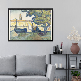 Obraz w ramie Paul Signac Saint–Tropez (Port w St. Tropez). Reprodukcja