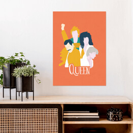 Plakat samoprzylepny Zespoły - Queen