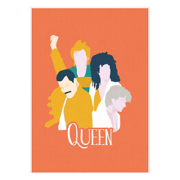 Plakat samoprzylepny Zespoły - Queen