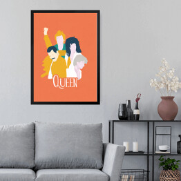 Obraz w ramie Zespoły - Queen