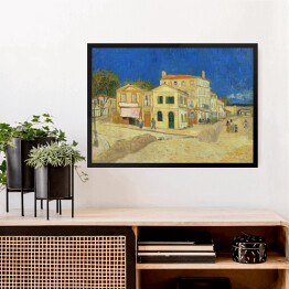 Obraz w ramie Vincent van Gogh "Żółty dom" - reprodukcja