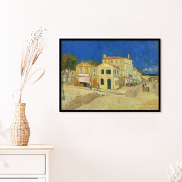 Plakat w ramie Vincent van Gogh "Żółty dom" - reprodukcja