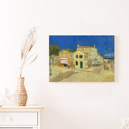 Obraz na płótnie Vincent van Gogh "Żółty dom" - reprodukcja