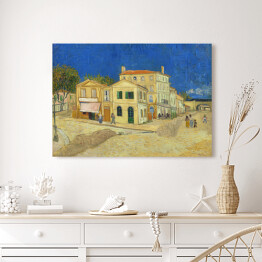 Obraz na płótnie Vincent van Gogh "Żółty dom" - reprodukcja