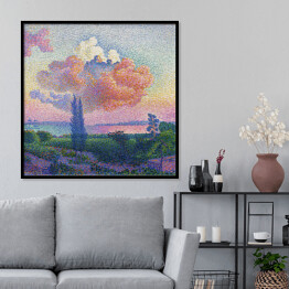 Plakat w ramie Henri Edmond Cross Różowa chmura. Reprodukcja