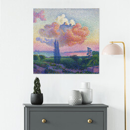 Plakat samoprzylepny Henri Edmond Cross Różowa chmura. Reprodukcja