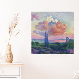Plakat samoprzylepny Henri Edmond Cross Różowa chmura. Reprodukcja