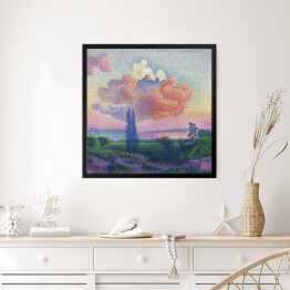 Obraz w ramie Henri Edmond Cross Różowa chmura. Reprodukcja