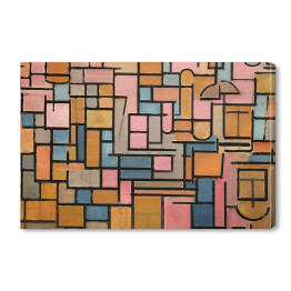 Obraz na płótnie Piet Mondrian "Tableau III" - reprodukcja