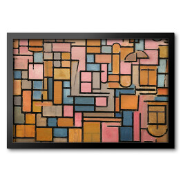 Obraz w ramie Piet Mondrian "Tableau III" - reprodukcja