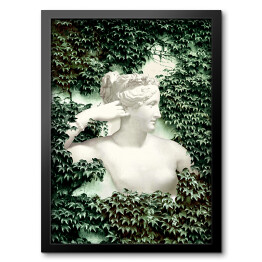 Obraz w ramie Wenus w zielonej roślinności 
