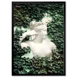 Plakat w ramie Wenus w zielonej roślinności 