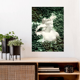 Plakat samoprzylepny Wenus w zielonej roślinności 